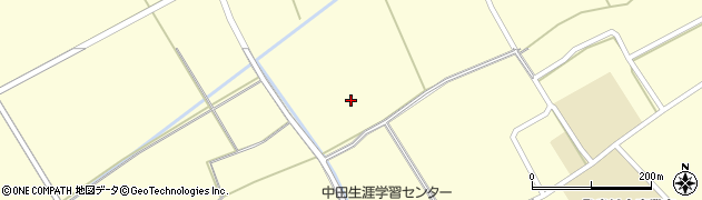 宮城県登米市中田町上沼（舘浦）周辺の地図