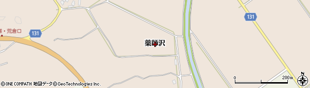 山形県鶴岡市西目（薬師沢）周辺の地図
