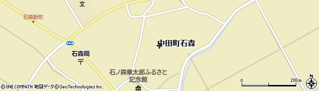 宮城県登米市中田町石森（小人町）周辺の地図
