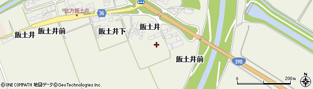 宮城県登米市迫町北方飯土井前周辺の地図