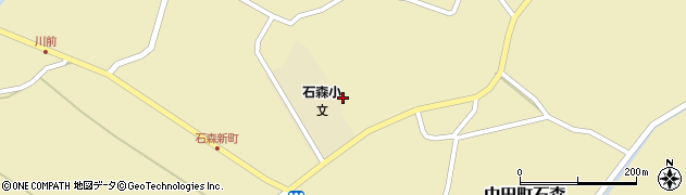 宮城県登米市中田町石森（前田）周辺の地図