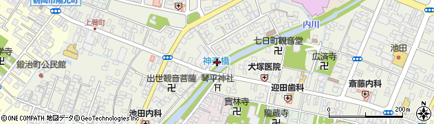 神楽橋周辺の地図