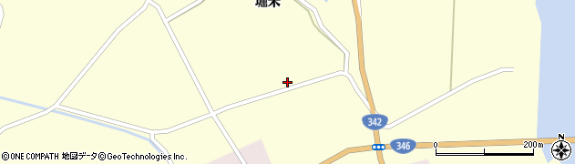 宮城県登米市中田町上沼（堀米）周辺の地図