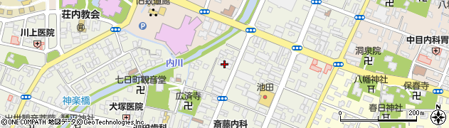 山形銀行三瀬支店周辺の地図