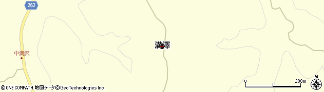 山形県最上町（最上郡）満澤周辺の地図