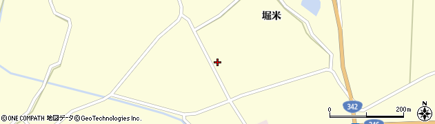 宮城県登米市中田町上沼堀米11周辺の地図