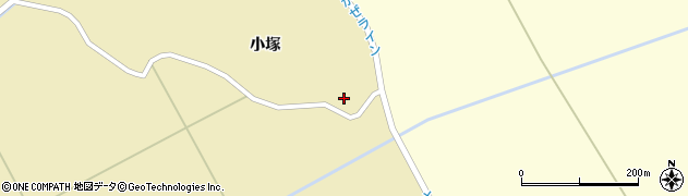 宮城県登米市中田町石森小塚117周辺の地図