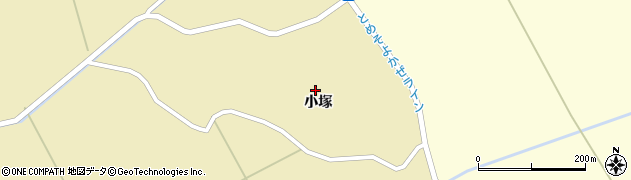 宮城県登米市中田町石森小塚134周辺の地図