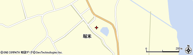 宮城県登米市中田町上沼堀米3周辺の地図