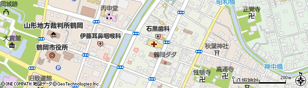 株式会社主婦の店鶴岡店　銀座店周辺の地図