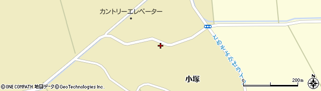 宮城県登米市中田町石森小塚151周辺の地図