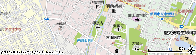禅源寺周辺の地図