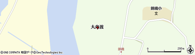 宮城県登米市東和町錦織大舟渡周辺の地図