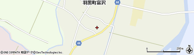 山形県鶴岡市羽黒町富沢庄地分周辺の地図