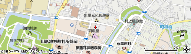 鶴岡准看護学院周辺の地図