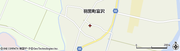 山形県鶴岡市羽黒町富沢庄地分7周辺の地図