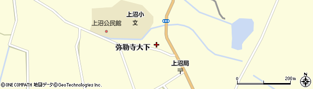 宮城県登米市中田町上沼弥勒寺大下56周辺の地図