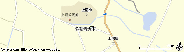 宮城県登米市中田町上沼弥勒寺大下58周辺の地図