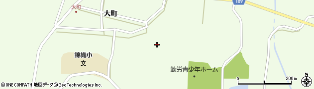 宮城県登米市東和町錦織雷神山周辺の地図
