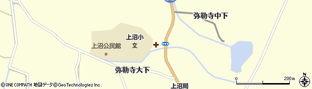 宮城県登米市中田町上沼弥勒寺大下63周辺の地図