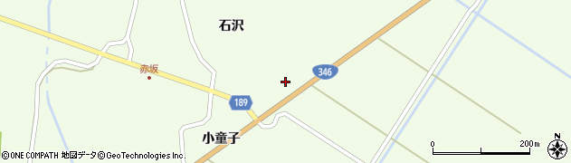 宮城県登米市東和町錦織石沢9周辺の地図