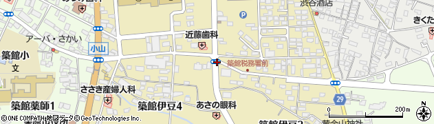 築館営業所周辺の地図