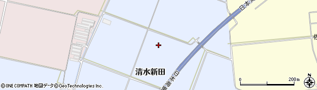 山形県鶴岡市清水新田（下谷地）周辺の地図