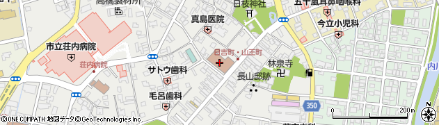 鶴岡郵便局周辺の地図