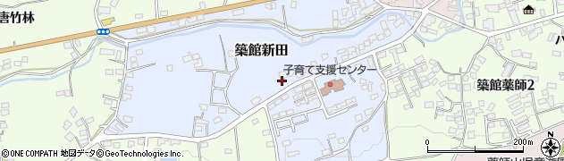 宮城県栗原市築館（新田東）周辺の地図