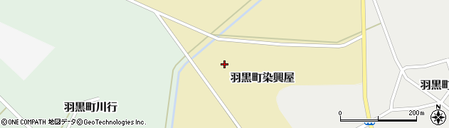 山形県鶴岡市羽黒町染興屋（村下）周辺の地図
