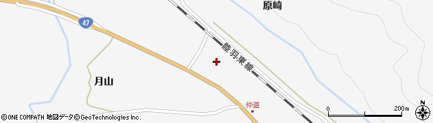 宮城県大崎市鳴子温泉中道周辺の地図