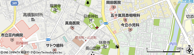 山王日枝神社・富樫﻿ろうそく店周辺の地図