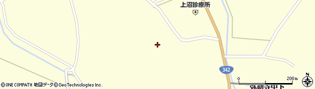 宮城県登米市中田町上沼弥勒寺寺山63周辺の地図