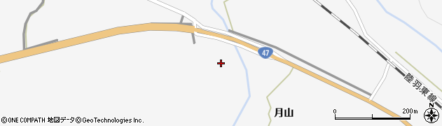 宮城県大崎市鳴子温泉滝岸48周辺の地図