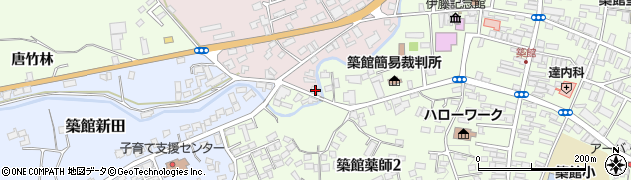 宮城県栗原市築館青野1-2周辺の地図