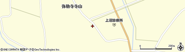 宮城県登米市中田町上沼弥勒寺寺山62周辺の地図