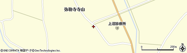 宮城県登米市中田町上沼弥勒寺寺山59周辺の地図