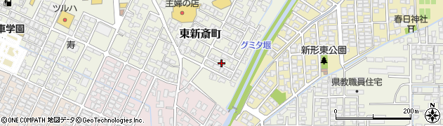 山形県鶴岡市東新斎町4周辺の地図