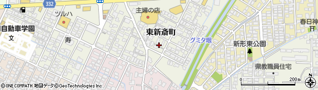 山形県鶴岡市東新斎町6周辺の地図