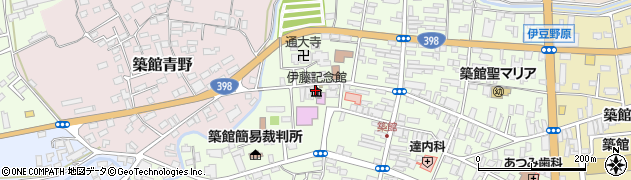 栗原市役所　築館総合支所白鳥省吾記念館周辺の地図