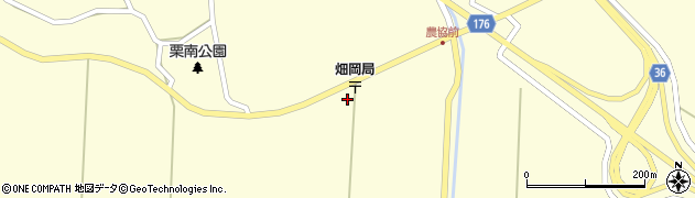 宮城県栗原市若柳（上畑岡八重ケ崎）周辺の地図