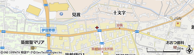 仙台銀行築館支店 ＡＴＭ周辺の地図