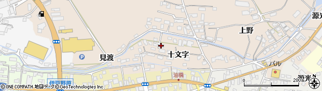 宮城県栗原市志波姫堀口十文字周辺の地図