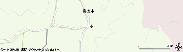 宮城県登米市東和町錦織梅の木28周辺の地図