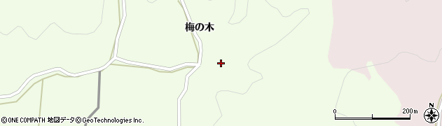 宮城県登米市東和町錦織梅の木16周辺の地図