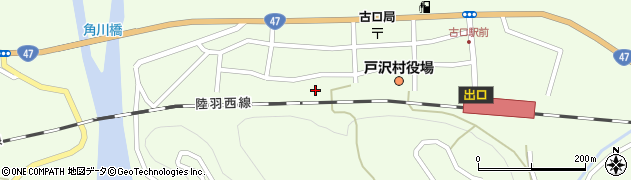 戸沢村中央診療所周辺の地図