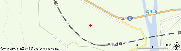 山形県戸沢村（最上郡）古口（上台）周辺の地図