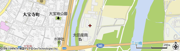 山形県鶴岡市大宝寺周辺の地図