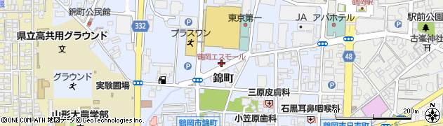 錦町エスモール前周辺の地図