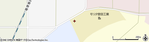 宮城県栗原市志波姫南郷（西風）周辺の地図